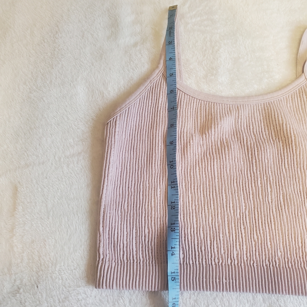 Cropped Ribbed Tank Top - Picture 5 of 6